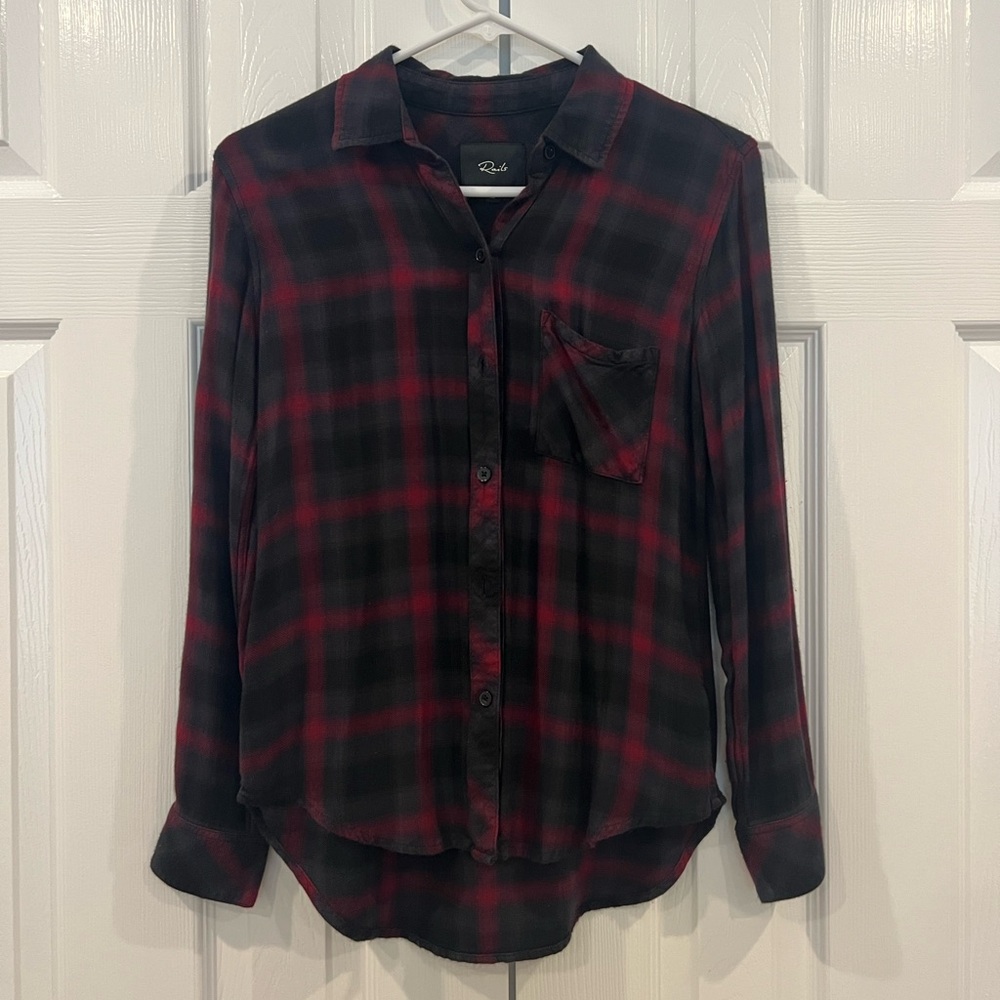 Rails flannel button down shirt, XS